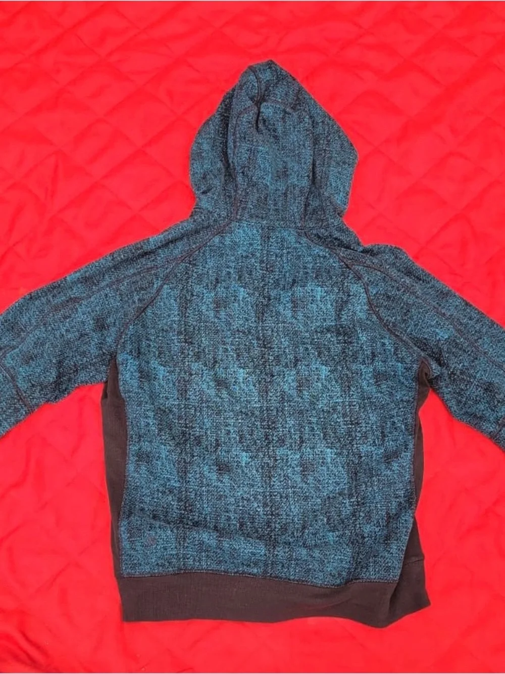 Lululemon Men’s Best Coast Hoodie Size Large Blue Black Full Zip